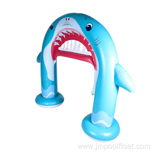 wholesale kids inflatable arch inflatable shark sprinkler